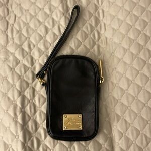 Vintage Lauren Ralph Lauren small leather wristlet.